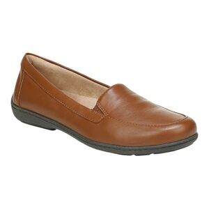 Naturalizer SOUL Kacy Leather Brown Comfort Shoes in Banana Bread Size 6Wide